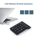 Wireless Numeric Keyboard Laptop Notebook Tablets Portable 2.4GHz Digital Numpad