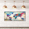 World Map Oil Paint By Numbers Kits Canvas Picture DIY Home Decoration Gift