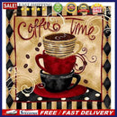 Diamond Embroidery Painting DIY Retro Coffee Full Drill Cross Stitch Kit