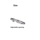 Gift Adjustable Alloy Women Line Rings Geometric Ring Opening Simple
