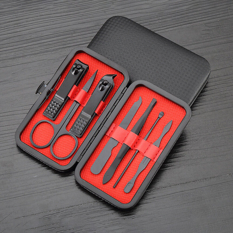 7/10pcs Manicure Nail Tool Set Portable Convenient for Women Man Beauty Products