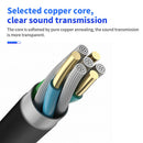 For DJI Action 2 Microphone Audio Adapter Cable Camera Type-C to 3.5mm Wire