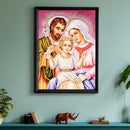 5D Full Round Drill Rhinestone Diamond DIY Painting Kit Jesus Family Ornaments