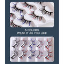 Eyelashes Spiky Manga Lashes Colored Lashes That Look Like Individual Clusters