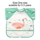 Soft Feeding Waterproof Smocks Eat Toddler Baby Bibs Burp Clothes Animal Smock