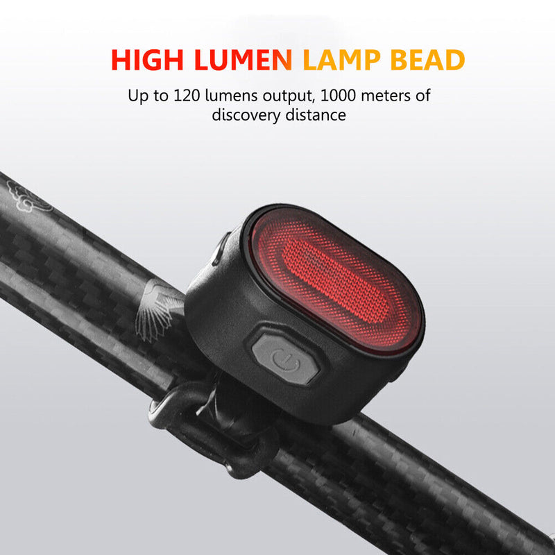 #A LED MTB Bike Warning Front Rear Lights Waterproof Bicycle Taillight Headlight