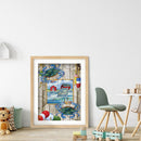 Diamond Painting 5D DIY Crab Scenery Full Round Drill Rhinestone Picture