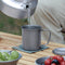 Ultralight Titanium Cup Folding Portable Outdoor Camping Coffee Mugs (L) Newly