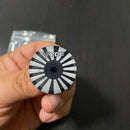 MTB Bike Headset Cover w/ Screw Road Bicycle Top Cap Covers (White Stripe) Newly