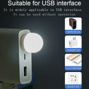 USB Plug Lamp Computer Mobile Power Charging USB Night Light (2pcs-White) Newly