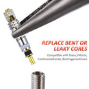 2/6/12pcs Replacement Brass Presta Valve Cores + Remover for Mountain Road Bike