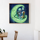 5D DIY Cartoon Skeleton Full Round Drill Diamond Painting Drawing Art Craft