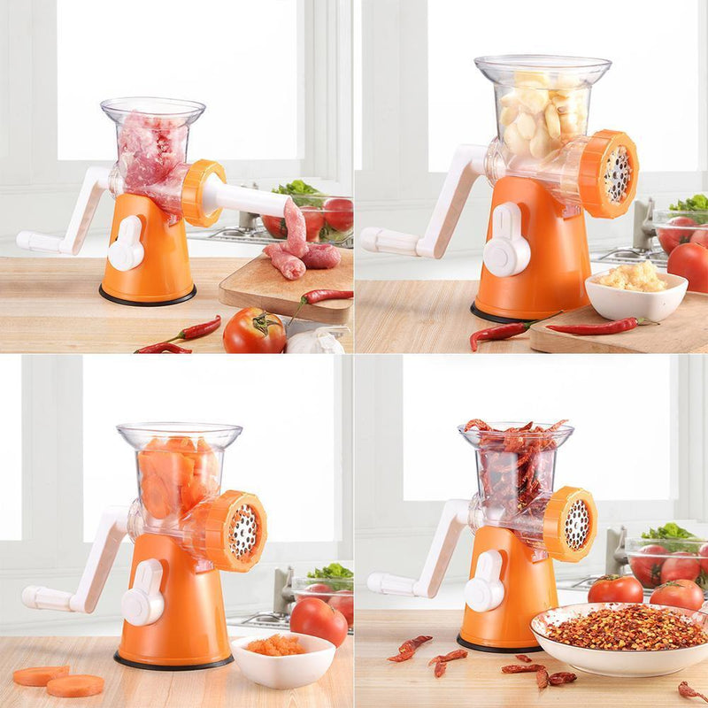 Multifunctional Manual Vegetable Meat Grinder Chopper Cutter Kitchen Tools