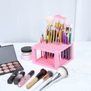 96 Holes Pen Holder Desk Makeup Brush Holder Storage Art Supplies (Pink) Newly