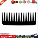 Smooth Comb Portable Wide Tooth Hairdressing Comb Pro Flat Comb (Black) Newly