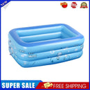 Children Inflatable Pool Bathtub Water Square Swimming Pool (120X90X50cm)