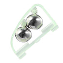 Luminous Bow Double Bells Plastic Waterproof Green Fishing Rod Accessories