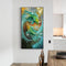 Two Fish Oil Paint By Numbers Kits Canvas Picture Wall Art DIY Craft Coloring