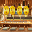 Japanese Lantern with Tassel Waterproof Festival Hanging Light Decor (G)
