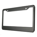 2pcs 12 x 6 in Stainless Steel Car License Plate Frame Cover Kit