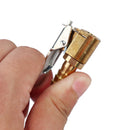 Car Pump Valve Clip Adapter 8mm Brass Auto Tire Supplies (Non-deflated) Newly