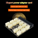 Power Board 12V 13X ATX Adapter Power Supply Breakout Board for BTC Mining