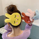 Girls Cute Cartoon Rabbit Hair Clip Women Girl Sweet Corduroy Barrettes Hairp