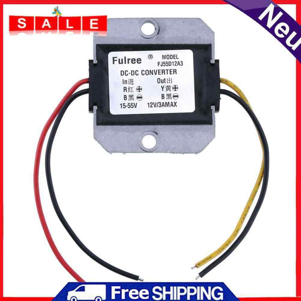 DC/DC-8-55V, 12V 3A Step-Down Voltage Converter Module Reducer