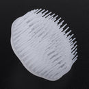 2pcs White Washing Hair Cleaner Brushes Shampoo Scalp Massage Comb