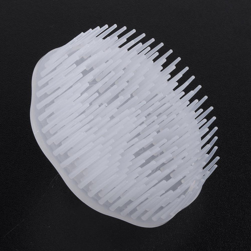 2pcs White Washing Hair Cleaner Brushes Shampoo Scalp Massage Comb