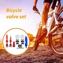 Bike Tubeless Presta Valve Set Bike CNC Machined Anodized Tool (44mm Red) Newly