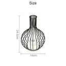 Retro Geometric Wire Industrial LED Light Bulb Bedside Desk Light Sale Hot A4F2