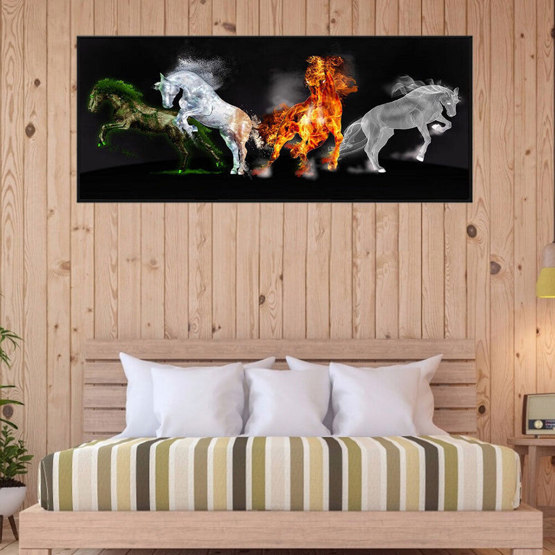 Four Pegasus Diamond Painting Kits Full Square Drill Home Wall Art Decor