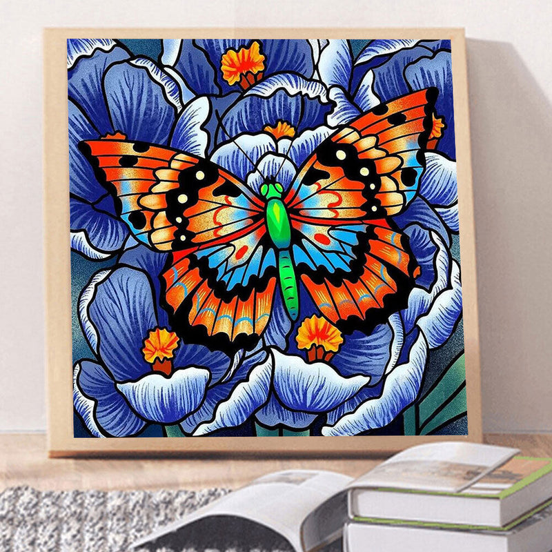 5D Diamond Painting Kits Butterfly Full Round Drill Rhinestone DIY Wall Crafts