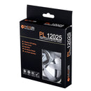 ID-COOLING PL-12025 LED 120mm Cooling Fan w/ De-Vibration Rubber CPU Cooler Fan