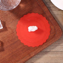 Clear Red Cherry Silicone Cup Cover Leakproof Reusable Cartoon Lid (Cat)