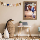 5D Diamond Painting Cowboy Full Round Diamond Rhinestone Set