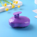 Silicone Hair Washing Comb Scalp Head Massager Hair Cleaning Tool (Purple) Newly