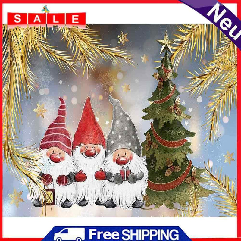 Christmas Gnome Oil Paint By Number Home Decoration Gift for Adults Children