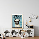 5D DIY Full Round Drill Diamond Painting Poster Dog Letter Decor (sz1132)