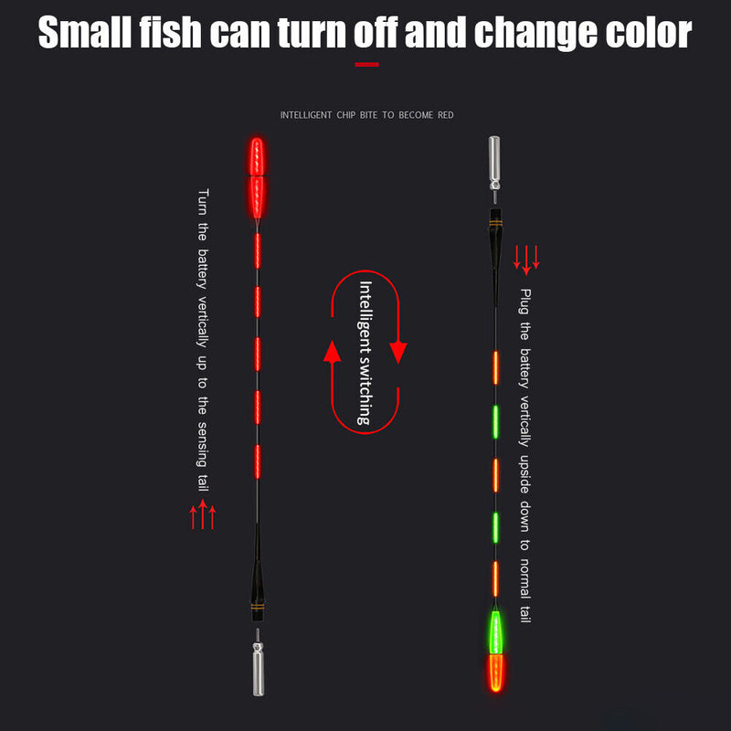 Smart Fishing LED Light Floats Gravity Sensing Bait Electronic Fishing Tackles