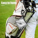 Square Golf Ball Cleaning Towel w/ Keychain Buckle Golf Balls Club Head Clean