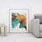 DIY Paint By Number Kit Frameless Ginkgo Abstract Handpainted Canvas Art Decor