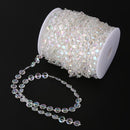 99FT Garland Diamond Acrylic Crystal Bead Curtain Wedding DIY Party Decor Newly