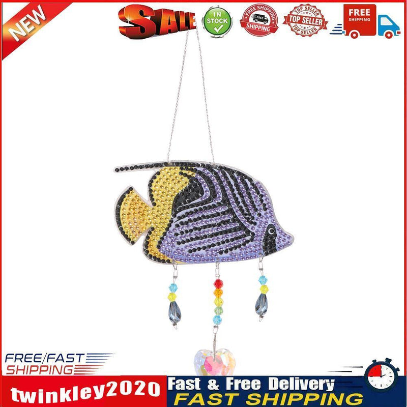 Diamond Painting Prisms Hanging Rainbow Chaser Lighting Accessory (Fish) Newly