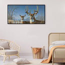 5D Full Round Drill Diamond Painting Kit Deer Snow House Decor for Adults
