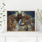 Nativity Oil Paint By Numbers Kits Canvas DIY Picture Hand Painted Wall Crafts