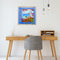 Frameless Oil Paint By Numbers Window Scenery DIY Canvas Picture Craft Kit Newly