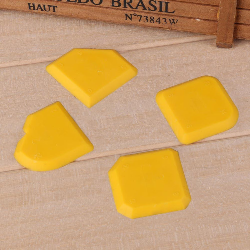 4pcs Cement Silicone Glass Scraper Sealant Grout Remover Home Caulking Tool