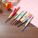 9pcs Colorful Ergonomic Crochet Hooks Soft Handles Sweater Needles (Bubble)
